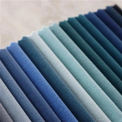 Tecido de veludo Mosha com design multi-cores para sofá